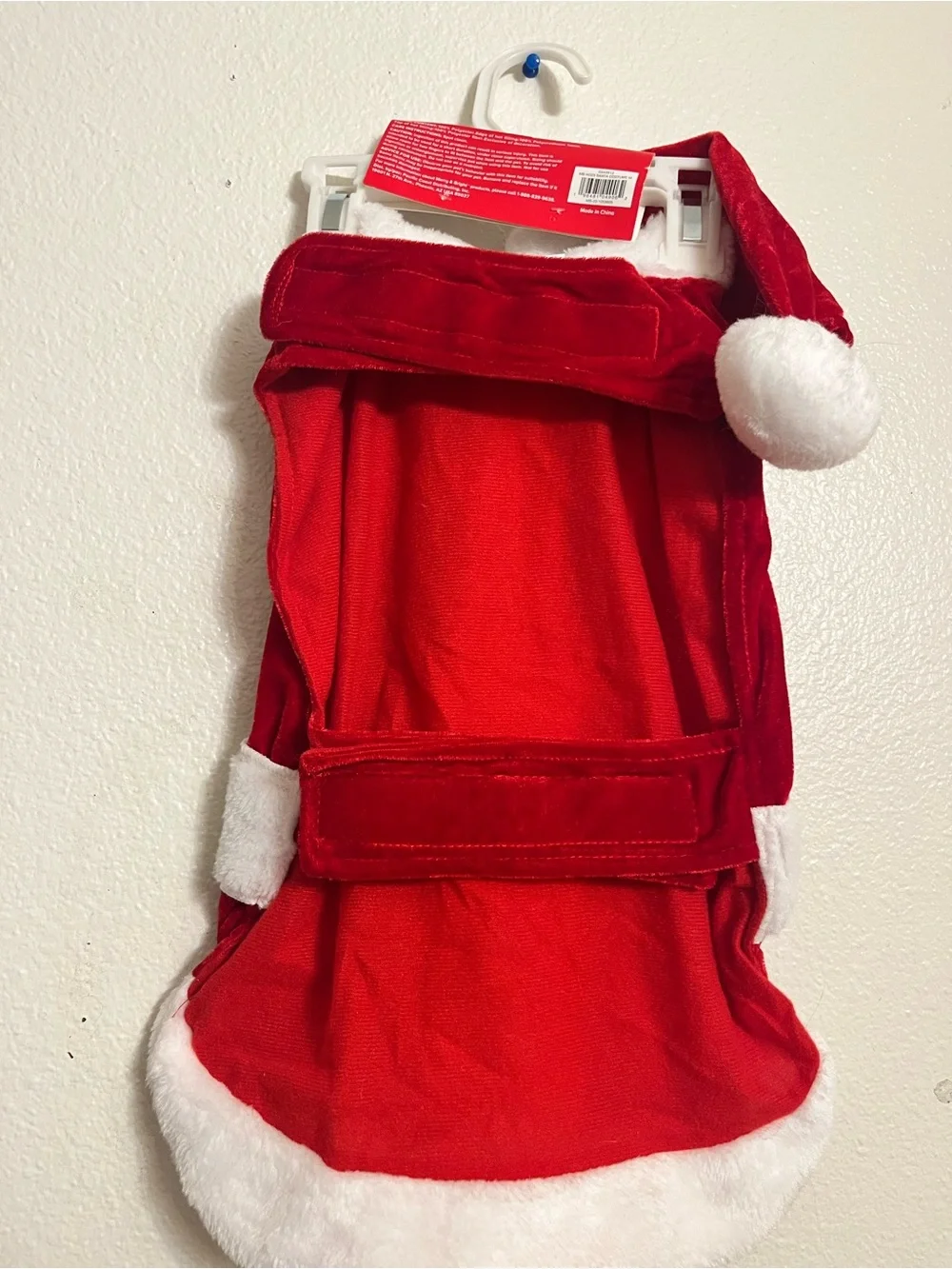 Dog Costume Play Santa Suit M (NWT)